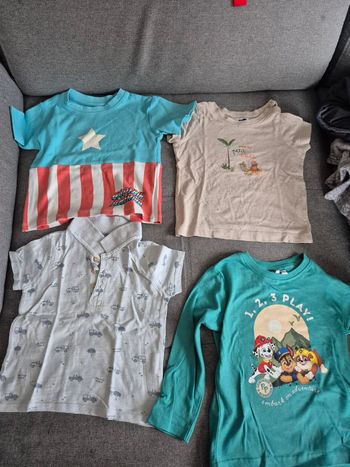 Lot tee shirt 2 ans (24 mois)
