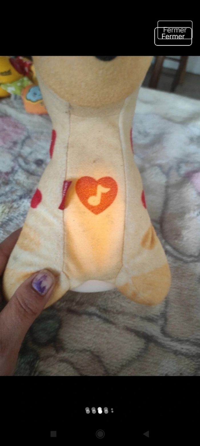 Peluche lumineux et musicale p4 - photo numéro 4