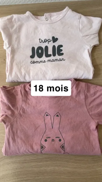 Lot de 2 pyjamas Gemo 18 mois