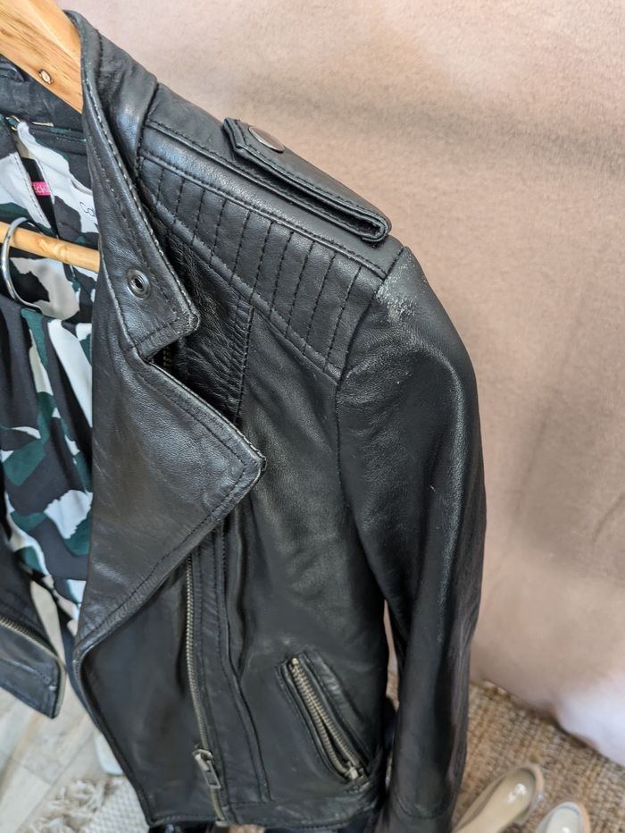 Perfecto cuir Naf Naf - photo numéro 3
