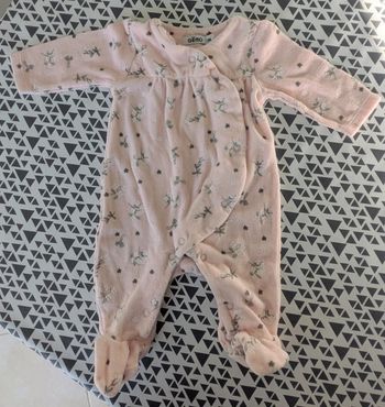 Pyjama / grenouillère velours TBE
