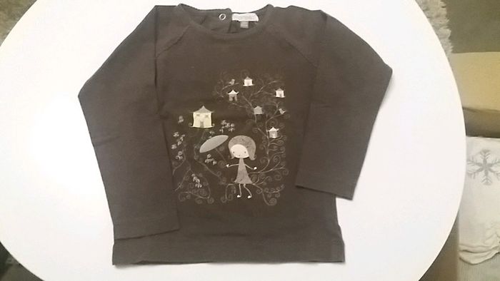 Tee shirt marron In Extenso