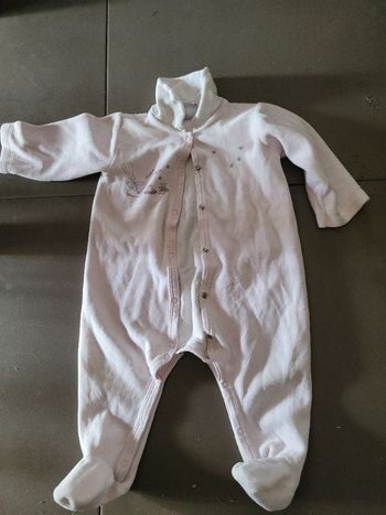 Pyjama velours 1 an petit bateau
