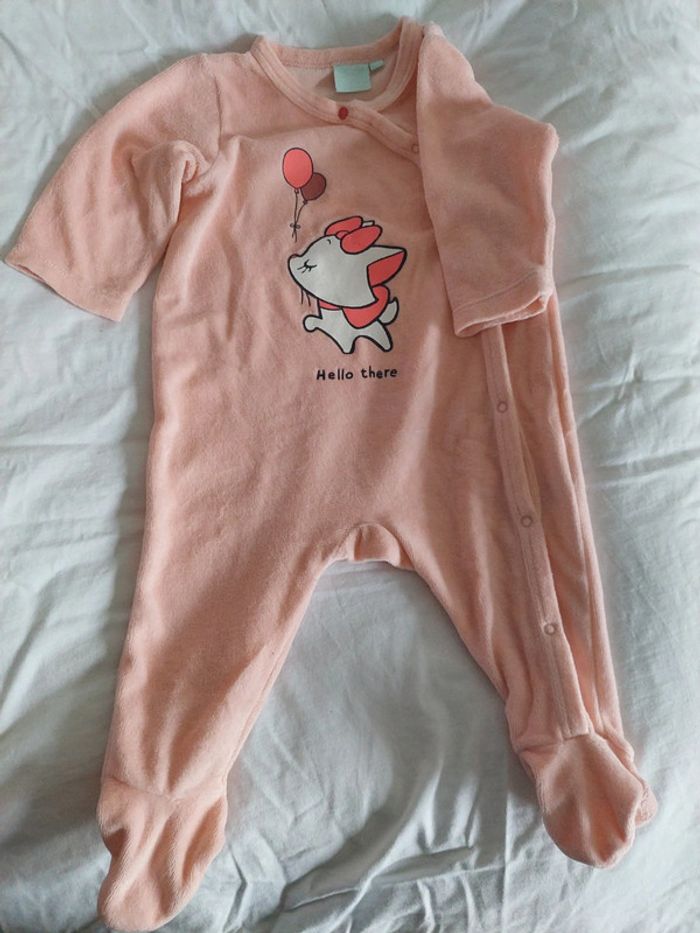 Pyjama velour 6 mois