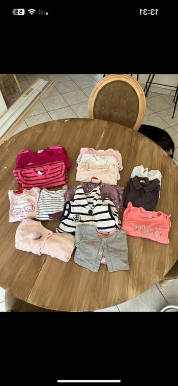 Lot 12 mois fille