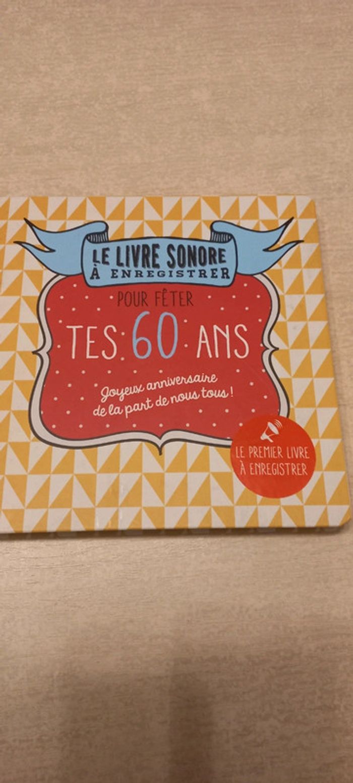 Livre à enregistrer 60ans
