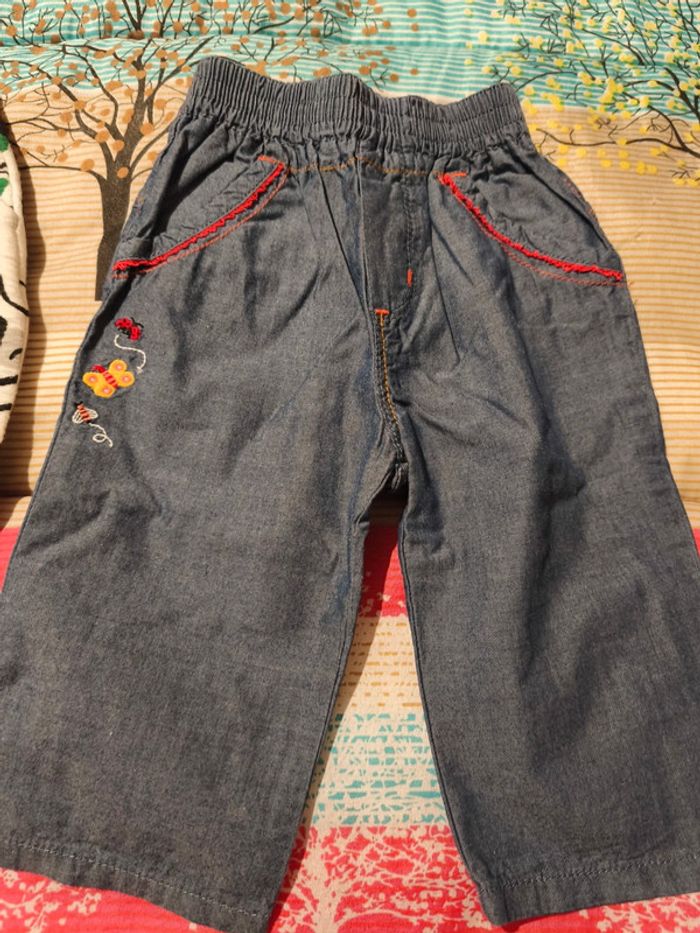 Lot de 3 pantalon Catimini 6 mois - photo numéro 4