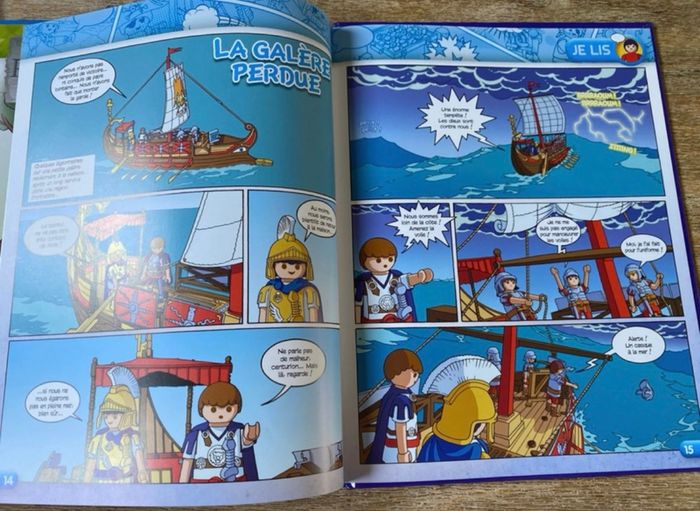 Livre avec figurine playmobil romain - photo numéro 4