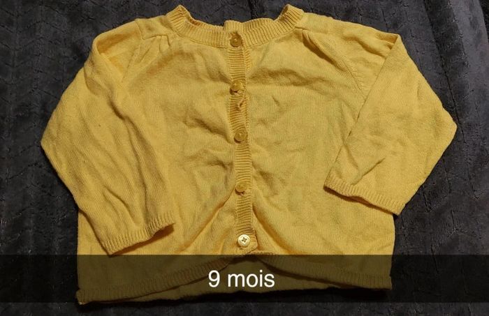 Gilet bébé 9 mois Vertbaudet