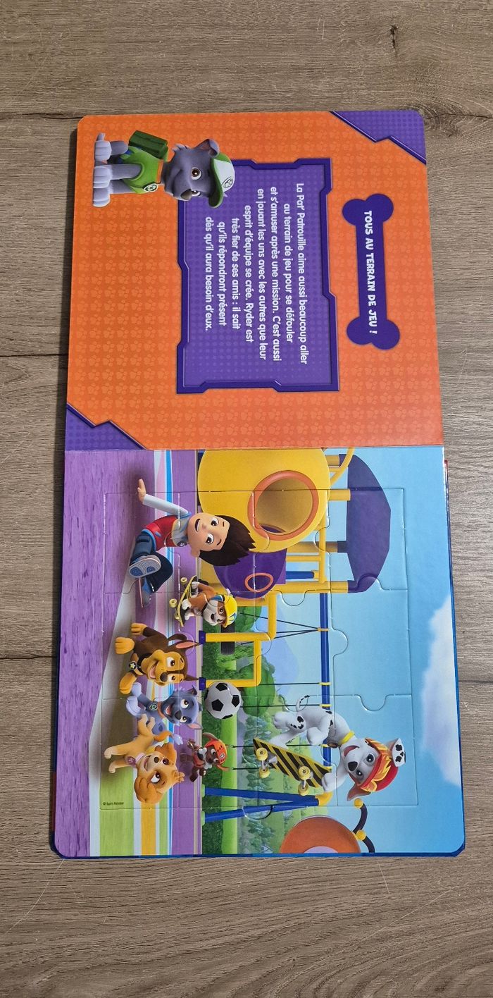Grand livre puzzle Paw Patrol - photo numéro 5