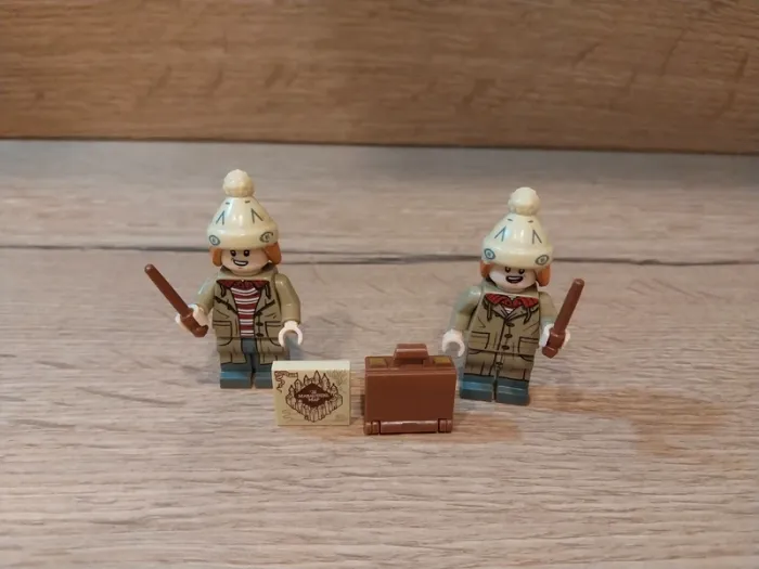 Figurines type lego 2 frères Weasley Harry Potter - photo numéro 4