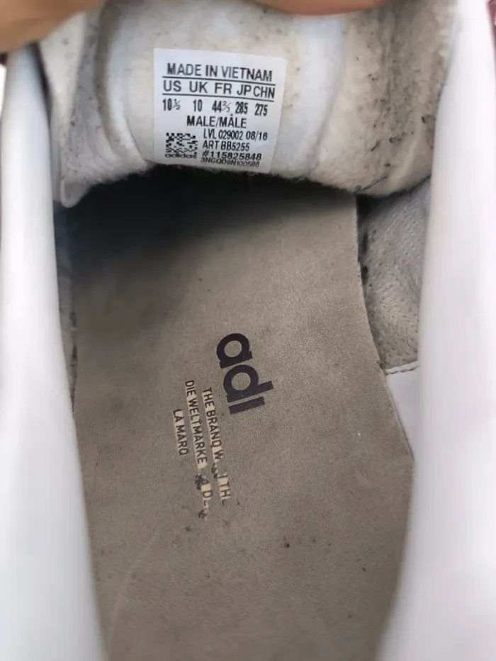 Baskets homme Adidas gazelle bordeaux Taille 44 2/3 - photo numéro 8