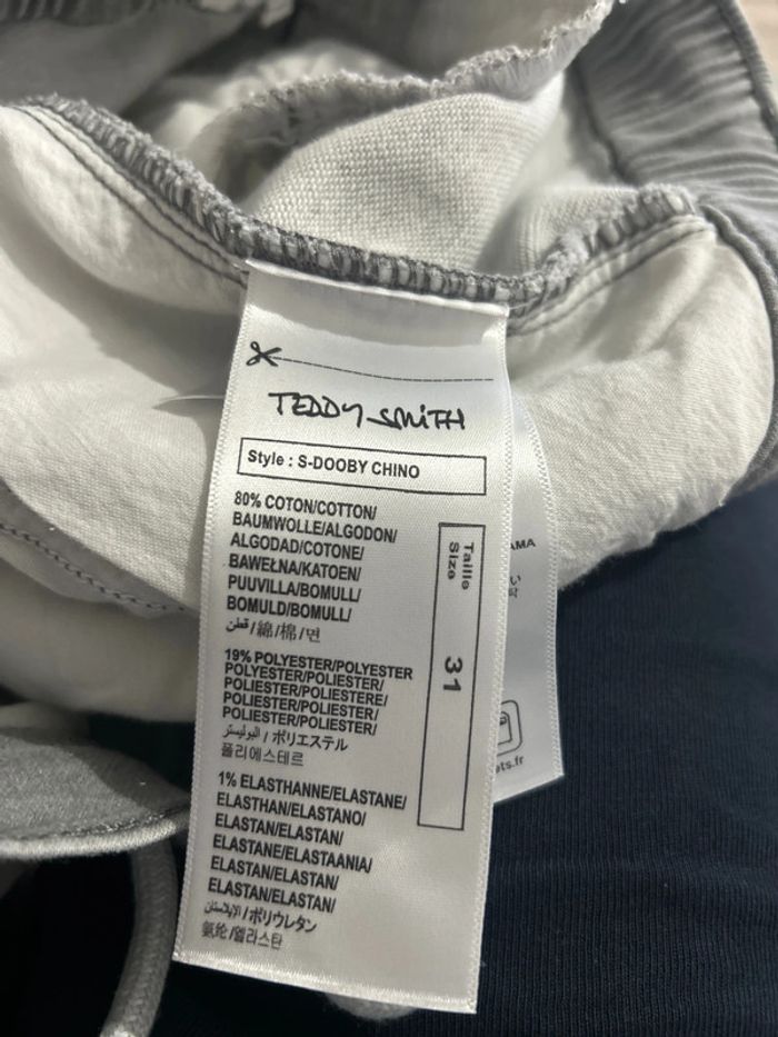 Short Teddy Smith S-Dooby chino gris 31US 39FR (M) - photo numéro 7