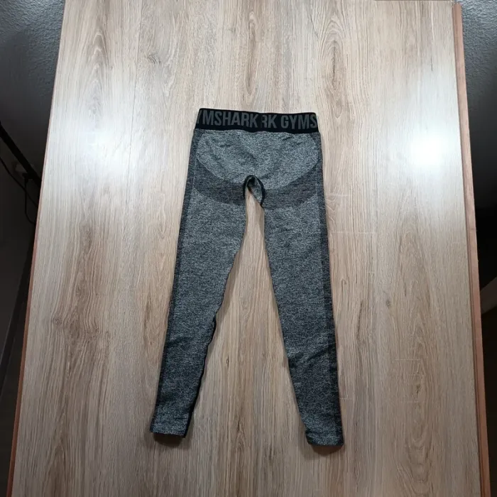 Legging gymshark femme xs gris chiné noir - photo numéro 3