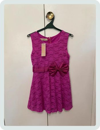 Robe dentelle lilas/violette