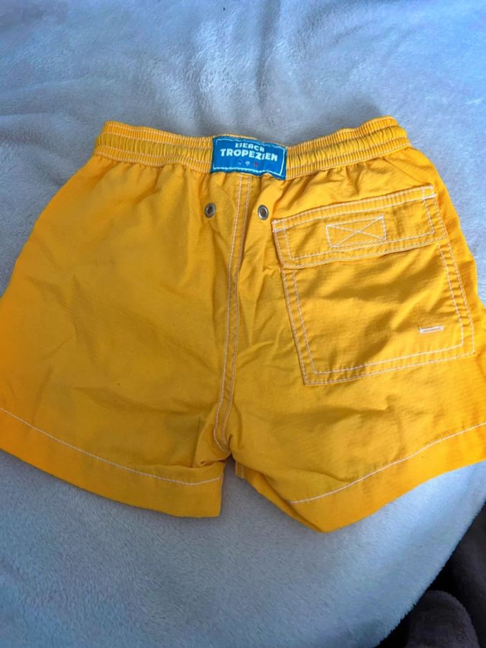Maillot de bain short jaune tropezien 4 ans - photo numéro 2