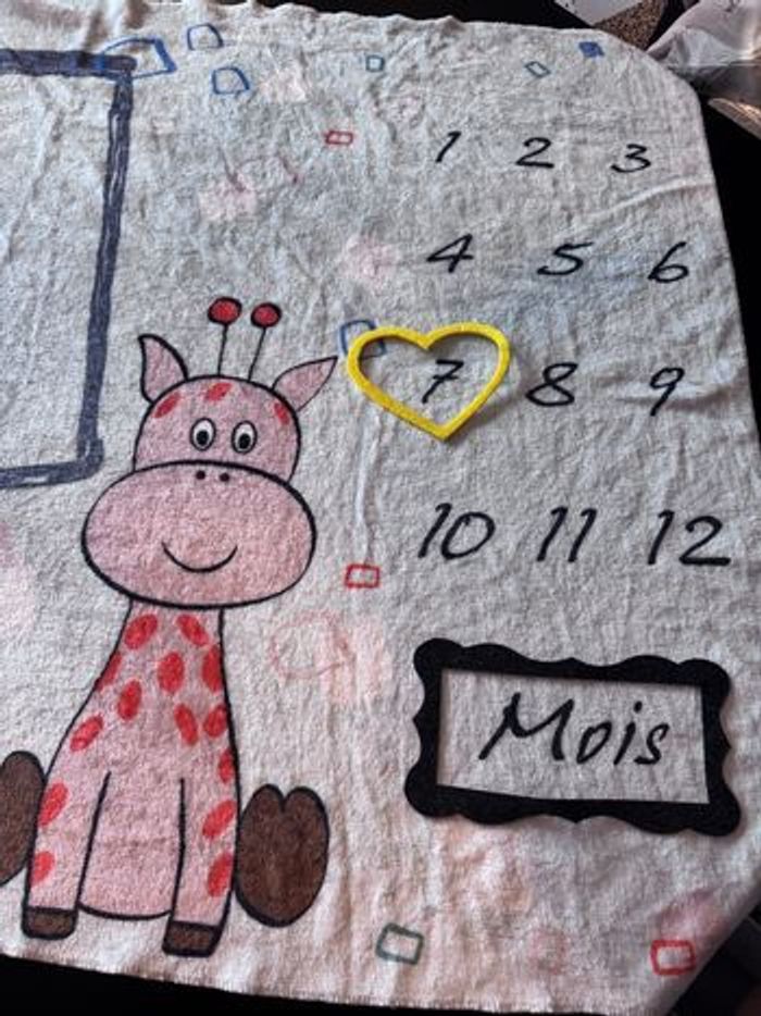 Couverture shooting photo mensuelle étape bébé Girafe - photo numéro 7