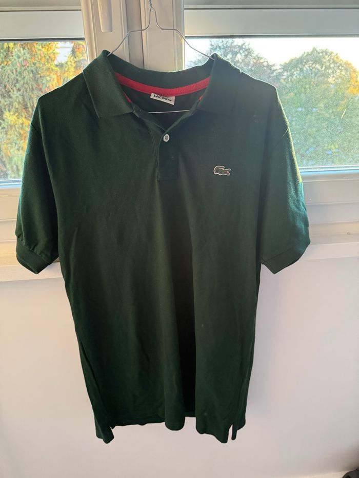 Polo Lacoste original - vert sapin XL - photo numéro 5