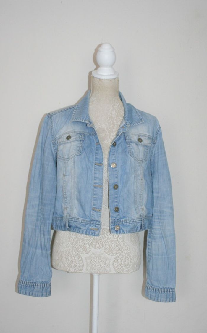 Veste en jeans Camaïeu taille petit 46
