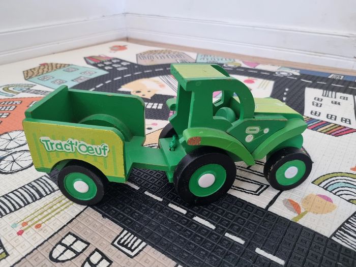 Tracteur en bois - photo numéro 2
