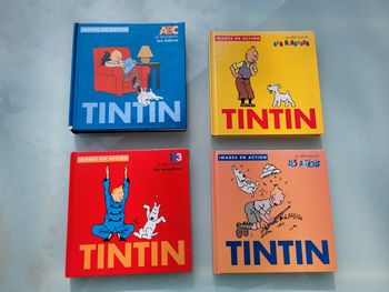 4 Tintin Images en action : ABC et 123 je découvre, je découvre les couleurs et les actions