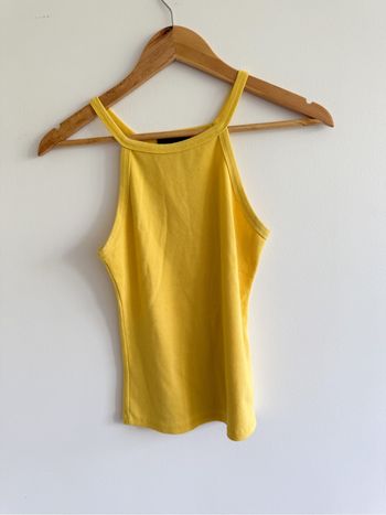 Top épaules dénudée jaune Shein taille 36 S