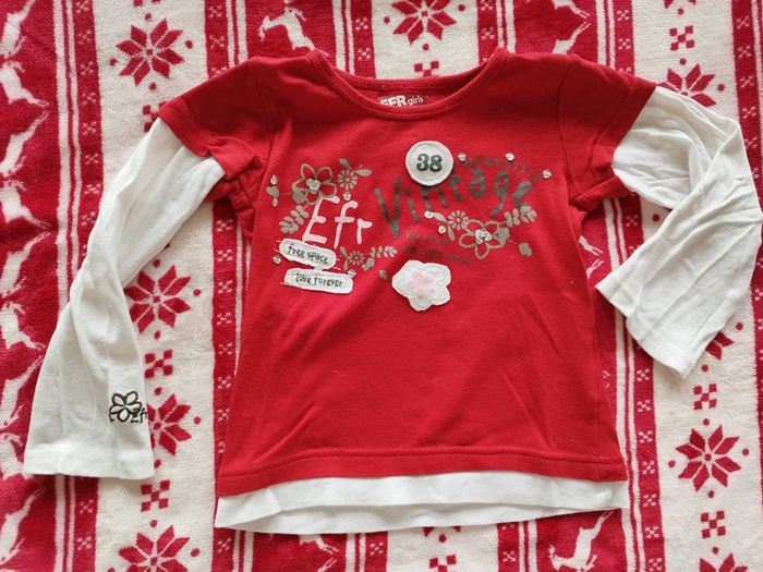 🦋 Lots t-shirt manche longue fille 🦋 - photo numéro 6