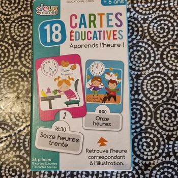 jeu éducatif Apprendre l'heure - NEUF - idée cadeau 🎁