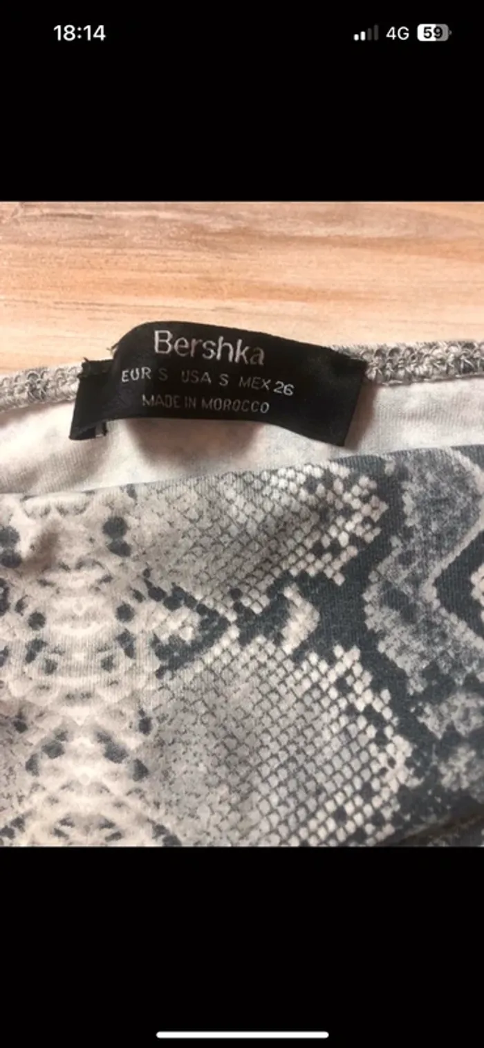 bandeaux top a motif serpent bershka - photo numéro 5