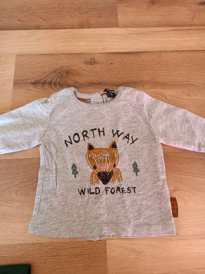 Lot t-shirt manche longues 1 mois - photo numéro 3