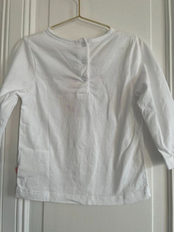 T-shirt manches longues cadet Rousselle 12 mois - photo numéro 2