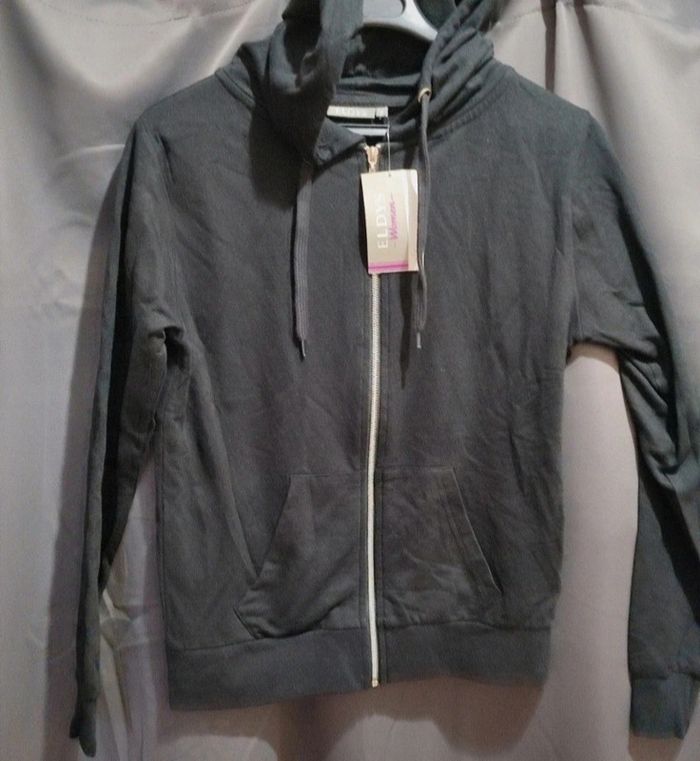 Sweat à capuche zippé S - photo numéro 2
