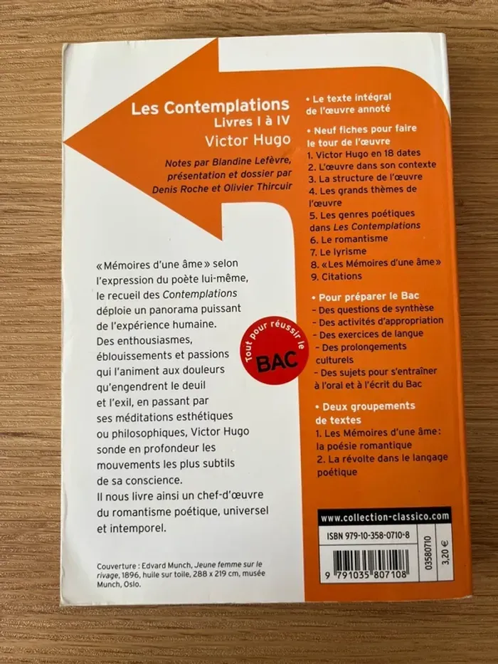 Livre Les contemplations - photo numéro 2