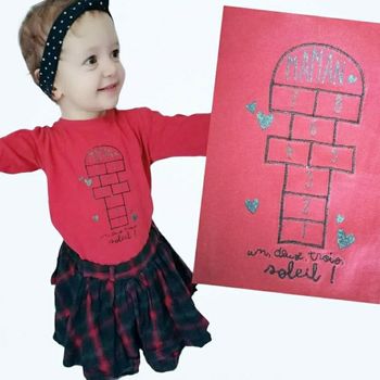 23 mois 2 ans ensemble TApe a l oeil Teeshirt et jupe ( uniquement)