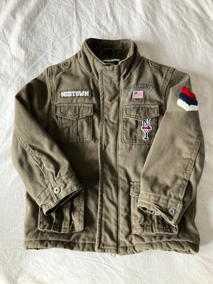 Veste kaki garçon
