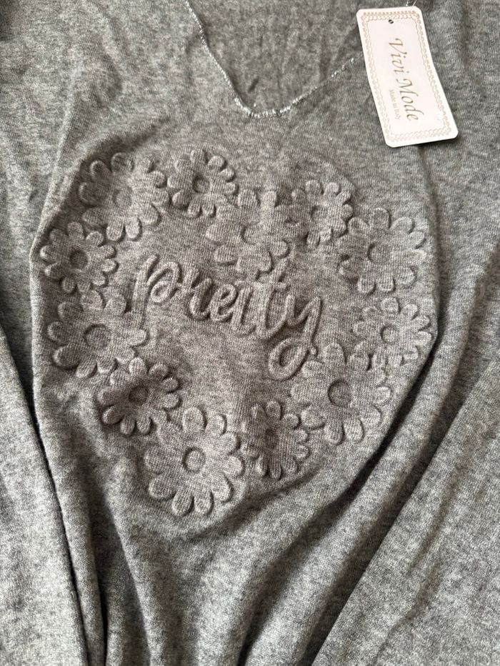 Pull Vivi Mode impression en relief - photo numéro 3