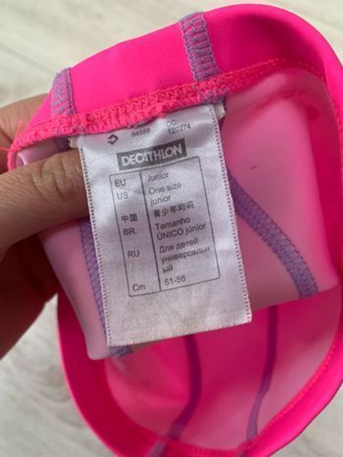 Bonnet piscine rose fluo Nabaiji  Junior - photo numéro 4
