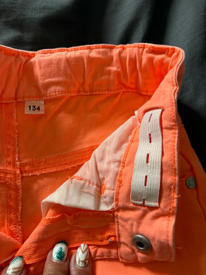 Short pression orange 134cm 9 ans - photo numéro 4
