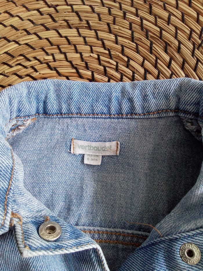 Robe en jean fermée par boutons pressions Vertbaudet taille 5 ans - photo numéro 3