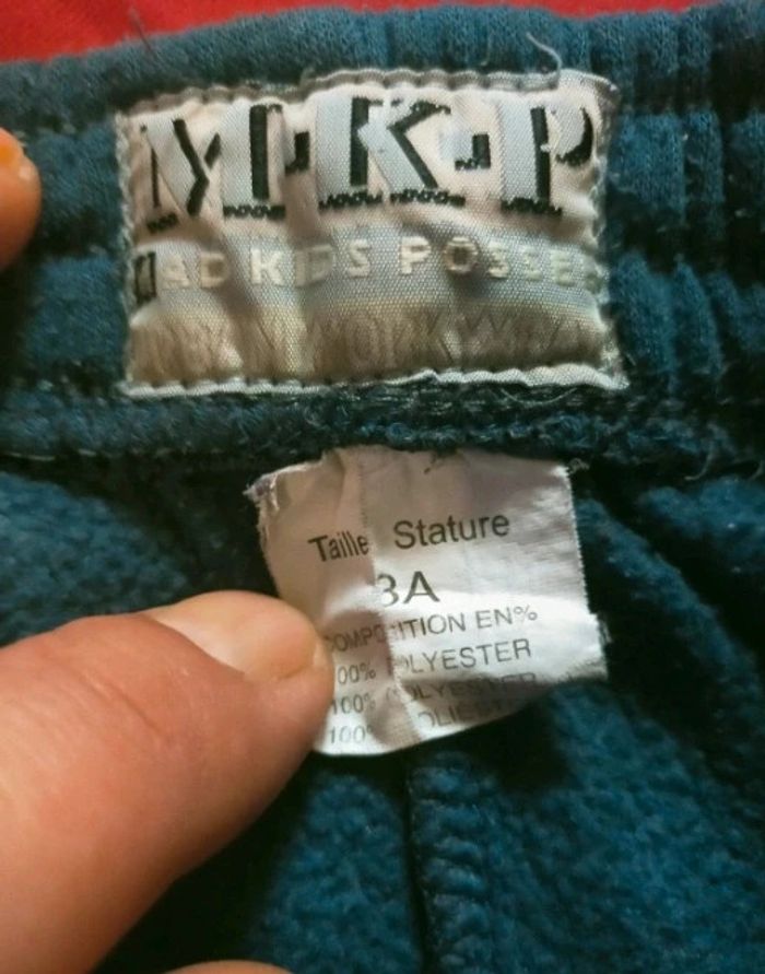 Pantalon de jogging bleu 3 ans - photo numéro 4