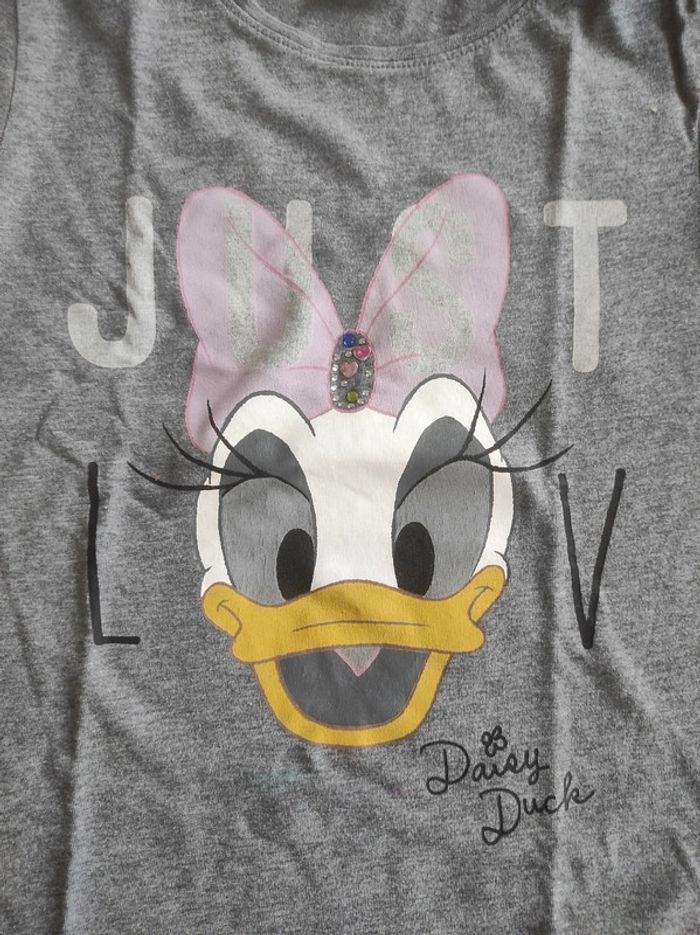 Tee-shirt Daisy manches longues fille 8 ans - photo numéro 3