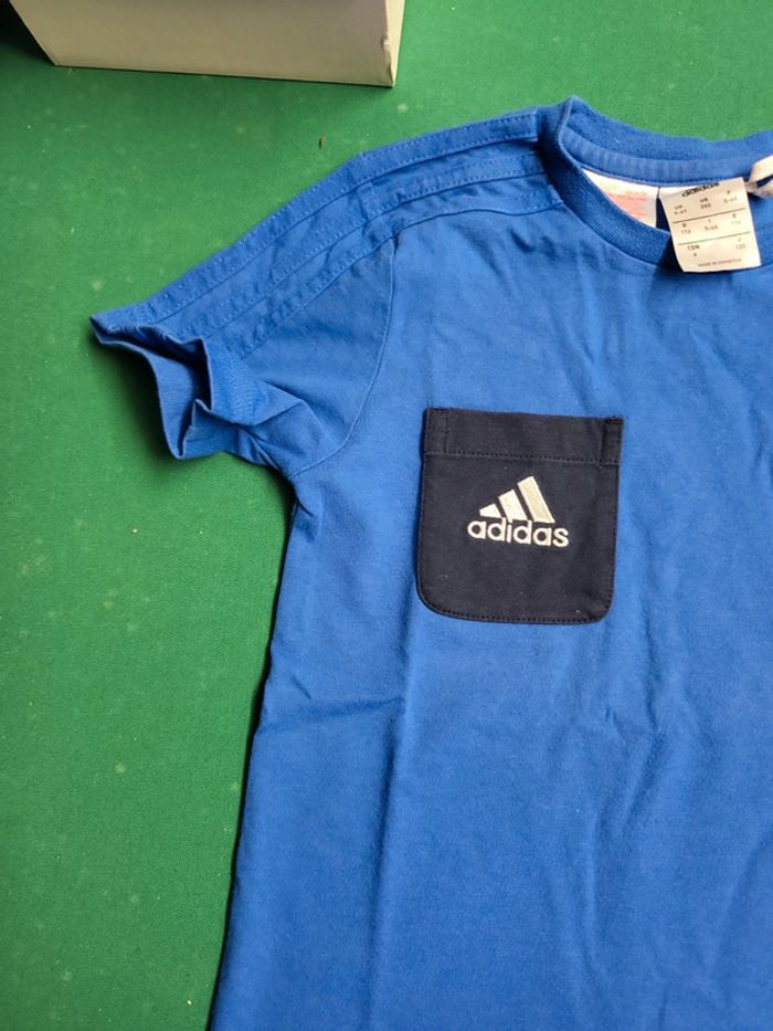 Tee shirt manche courte adidas 5/6ans - photo numéro 2