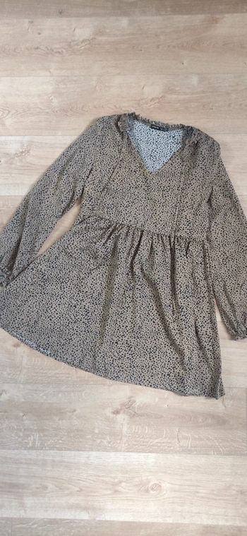 Robe courte manches longues