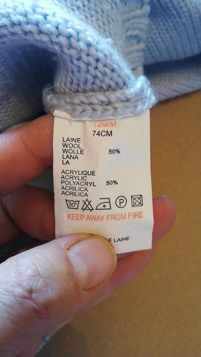 Gilet 12 mois - photo numéro 3