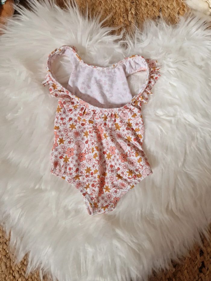 🌸 Magnifique maillot de bain fleuri Vertbaudet neuf - photo numéro 4