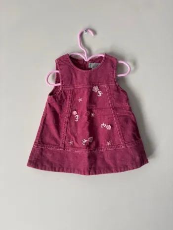 👗 Robe violette Très bon état - Kiabi bébé - 6 mois -67cm - printemps automne - 100% coton