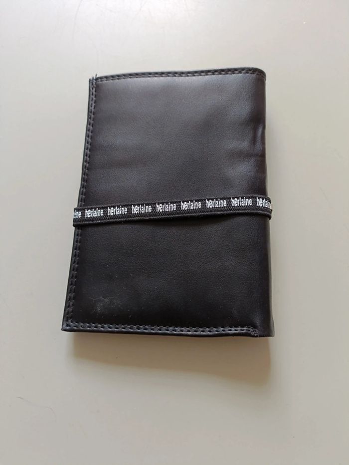 Portefeuille noir herlaine Paris neuf - photo numéro 2
