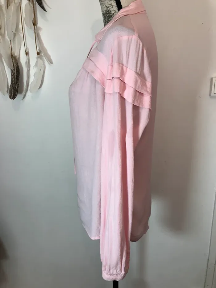 Blouse rose Maje - photo numéro 3