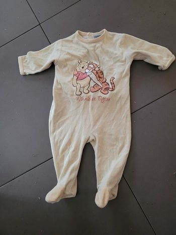 Pyjama velours Disney 6 mois