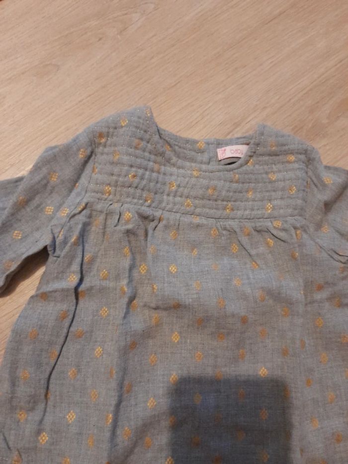 Tunique grise et doree - photo numéro 2